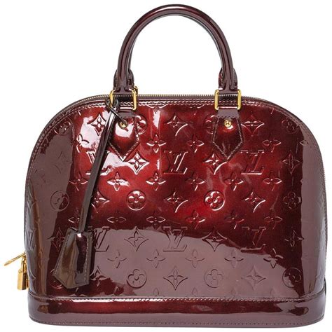 louis vuitton amarante monogram vernis alma pm